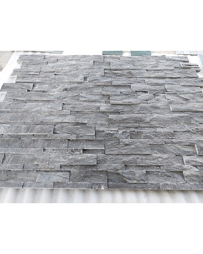 Monsoon Black Ledge Thin Stone Veneer Country Exterior Decorative Split Face Wall Cladding Culture Dry Stacked Veneer Flats-2