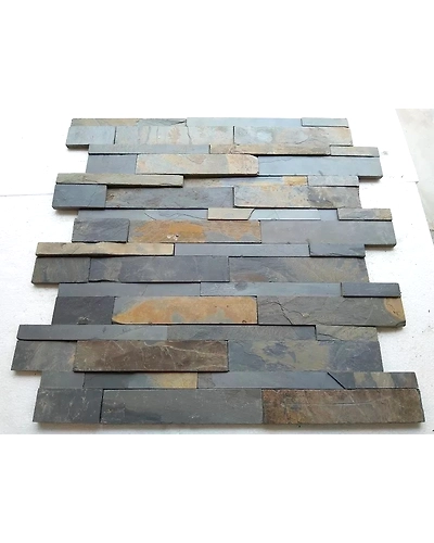 Wall Panels Slate Ledge Stone Autumn Rustic Natural Ledgers Stone Culture Exterior Stone Wall Cladding Veneer Natural Decorative-1