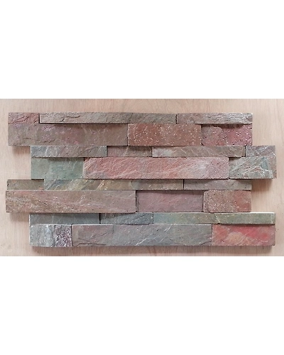 Best selling Natural wall panel Copper quartzite slate ledger stone Exterior Interior Decorative Tile Stone Panels Split Surface-12466600