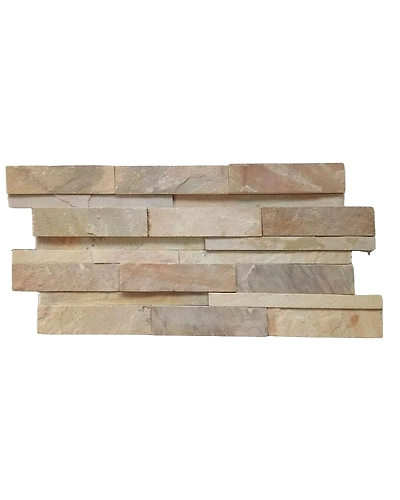 Mint Sandstone Ledger Panels Ledge Stacked Stone Panels Fireplace Wall Cladding Decorative Garden Elevation Stone Tiles-1
