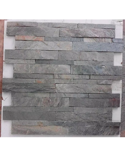 Ocean Green Slate Ledger Culture Stone Interior Exterior Garden Wall Cladding Natural Split Building Elevation Decorative-12466648