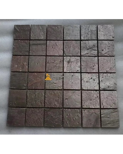 Copper Slate Stone Beautiful Mosaic Wall Panels Interior Exterior Decorative High Quality Wall Cladding Tiles Wholesale Price-12466688