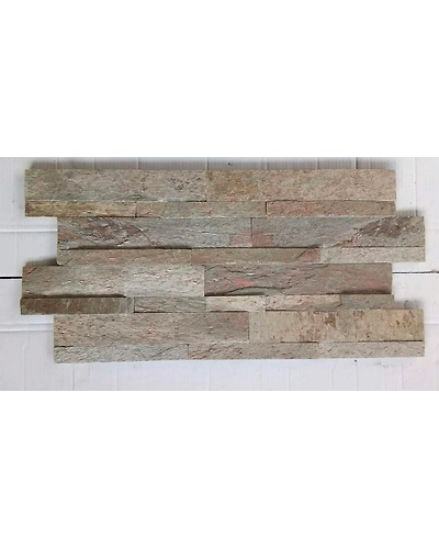 Indian Golden Slate Ledge Stone Stack Wall Cladding Panels Decorative Exterior Interior Culture Wall Cladding Stone Natural-12466712