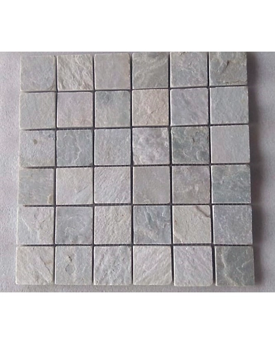 Himachal White Quartzite Slate Stone Mosaic Wall Panels High Quality Slate Veneer Panels Culture Stone Villa Wall Cladding-1
