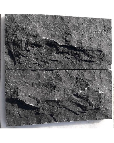 Hot Sale Indian Black Basalt Outdoor Exterior Rockface Mushroom Finish Decorative Facade Stone Wall Cladding Natural Split-3