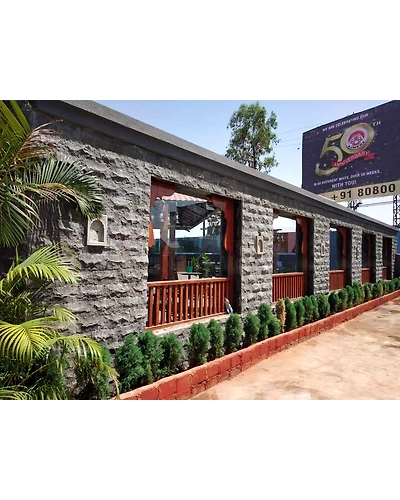 Hot Sale Indian Black Basalt Outdoor Exterior Rockface Mushroom Finish Decorative Facade Stone Wall Cladding Natural Split-6