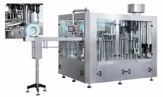 Automatic Bottle Filling and Sealing Machine