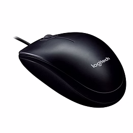 logitech m90 wired optical mouse (usb, black)