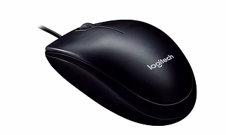 Logitech M90 Wired Optical Mouse  (USB, Black)