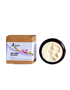 Wild Earth Anti Aging Face Cream (50 gms) |Handcrafted Anti Aging Face Cream |Cruelty Free |Retinol Free |Natural |Ayurvedic Formulation |Free of Harmful Chemicals|-WEAAFC_01-sm