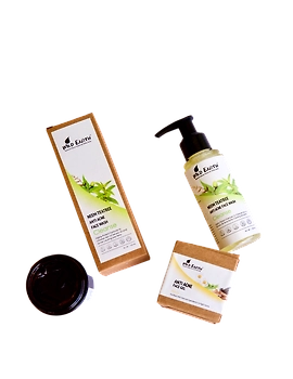 Wild Earth Anti Acne Kit, combo set of Neem Teatree Face Wash &amp; Anti Acne Face Gel (This kit contains 105 ml Anti Acne Face Wash and 60 gms Anti Acne Face Gel)-WEAAK_01-sm