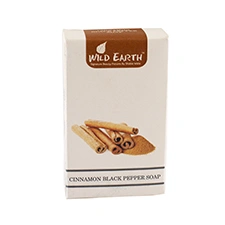 Wild Earth Cinnamon Black Pepper Soap (100 gms)-WECS_01