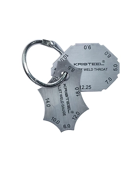 Kristeel - PTFWG Pocket Type Fillet Weld Gauge (2 Leaves)