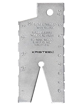 KRISTEEL 29 Degree Screw Thread Tool Gauge