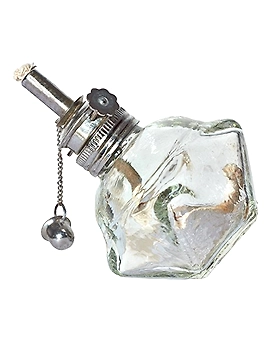 kristeel adjustable glass spirit lamp
