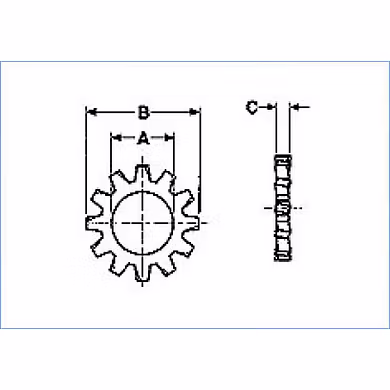 External Star Lock Washers-1