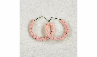Boho Chic Macrame Earrings | Modish Hoop