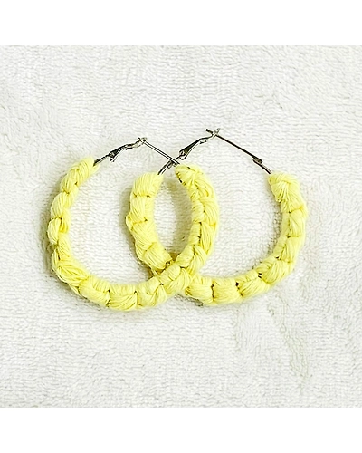 Boho Chic Macrame Earrings | Modish Hoop-12247578
