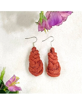 Boho Chic Macrame Earrings | Pipa Knot