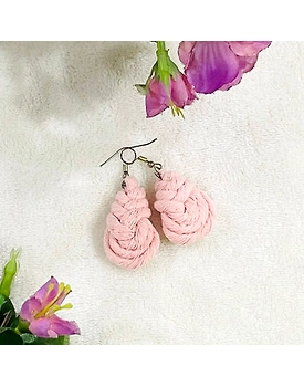 Boho Chic Macrame Earrings | Pipa Knot