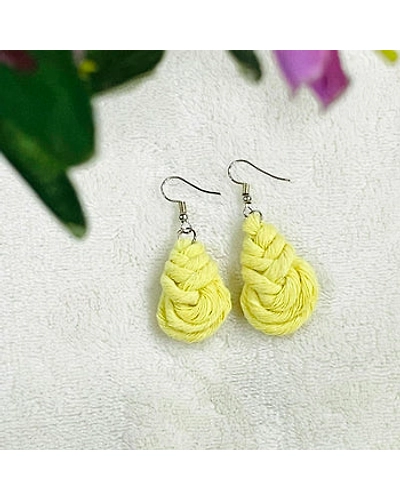 Boho Chic Macrame Earrings | Pipa Knot-12248918