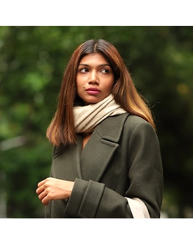Handloom Cashmere Oversized Scarf | 100% Pure- Made In India