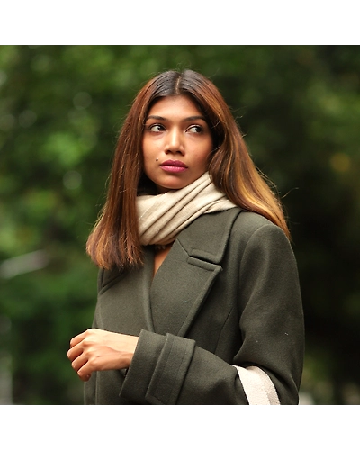 Handloom Cashmere Oversized Scarf | 100% Pure- Made In India-12248970