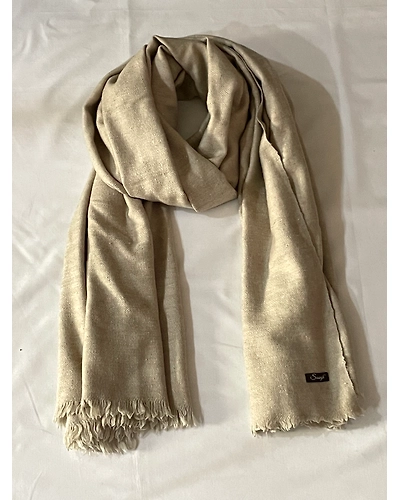 Handloom Cashmere Oversized Scarf | 100% Pure- Made In India-1