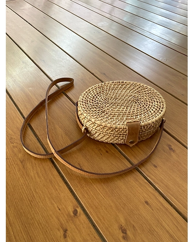Cane Oval Sling Bag | Evening &amp; Summer Sling | 3 Colors-12249052