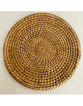 Cane Placemats | Trivets | Country-Style | Vintage Decor - Pack of 2