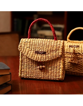 Straw & Coco Fabric Baguette | Spring 2023 Collection