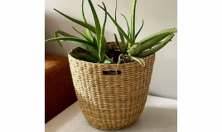 Natural Fiber Planter Pot Sleeve Cone