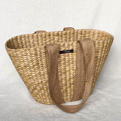 saanjh designer tote cane basket bag | spring & autumn all-season handbag