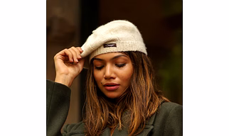 Handloom Cashmere Luxury Undyed French Beret | Unisex
