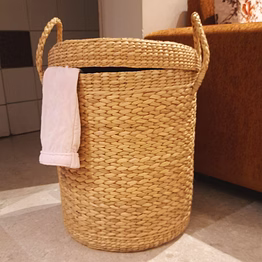 kauna straw country style laundry storage bag (large)