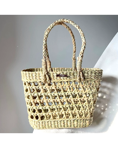 Rahi Water Reed Straw Market Tote-12249828