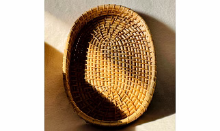Oval Natural Weave Kosh Tray