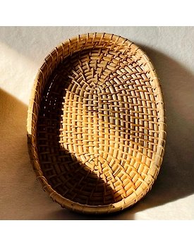 Oval Natural Weave Kosh Tray