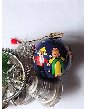 Papier-Mache Christmas Ornaments - Unity In Diversity - Pack of 2