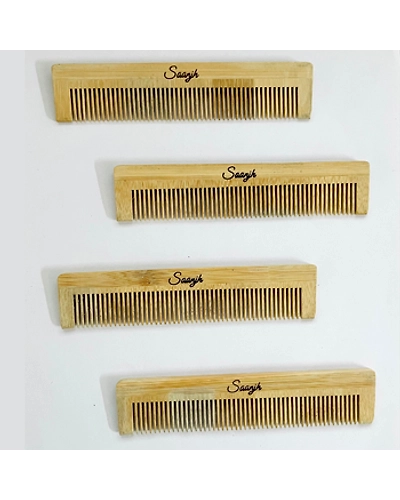 Bamboo Hair Comb - Small - Pack of 4-12247504