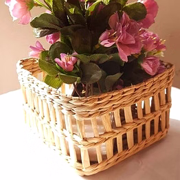 kauna straw handwoven indoor planter sleeve