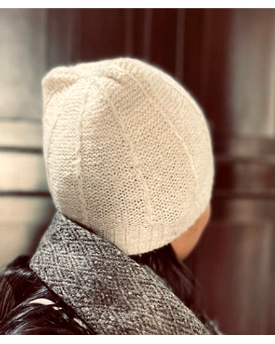 Pure Pashmina Beanie | 100% Handwoven Cashmere-12249820