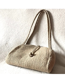 Saanjh Jute Woven Tote Bag | Designer