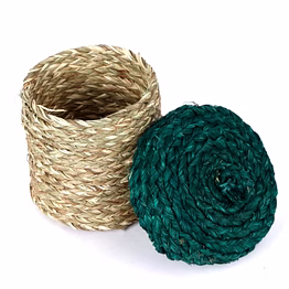 saanjh grass fiber storage box | assorted colors | gift hampers