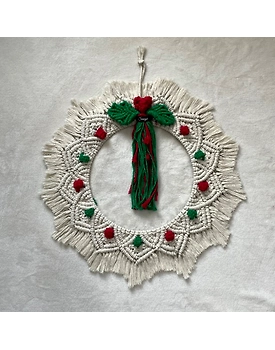 Macrame Christmas Wreath