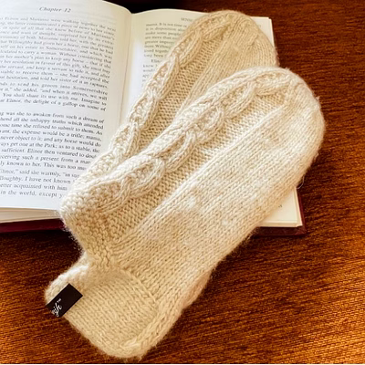 handloom cashmere booties | indoor socks | handspun & handknit