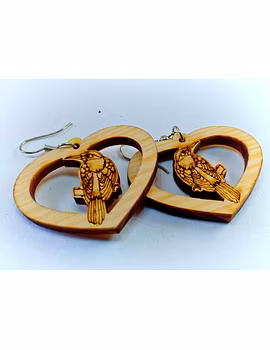 Wooden Handcrafted Earrings-GS29-sm