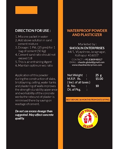 Battle Tank - Cement Mix - Water Proof Powder and Plasticizer-1