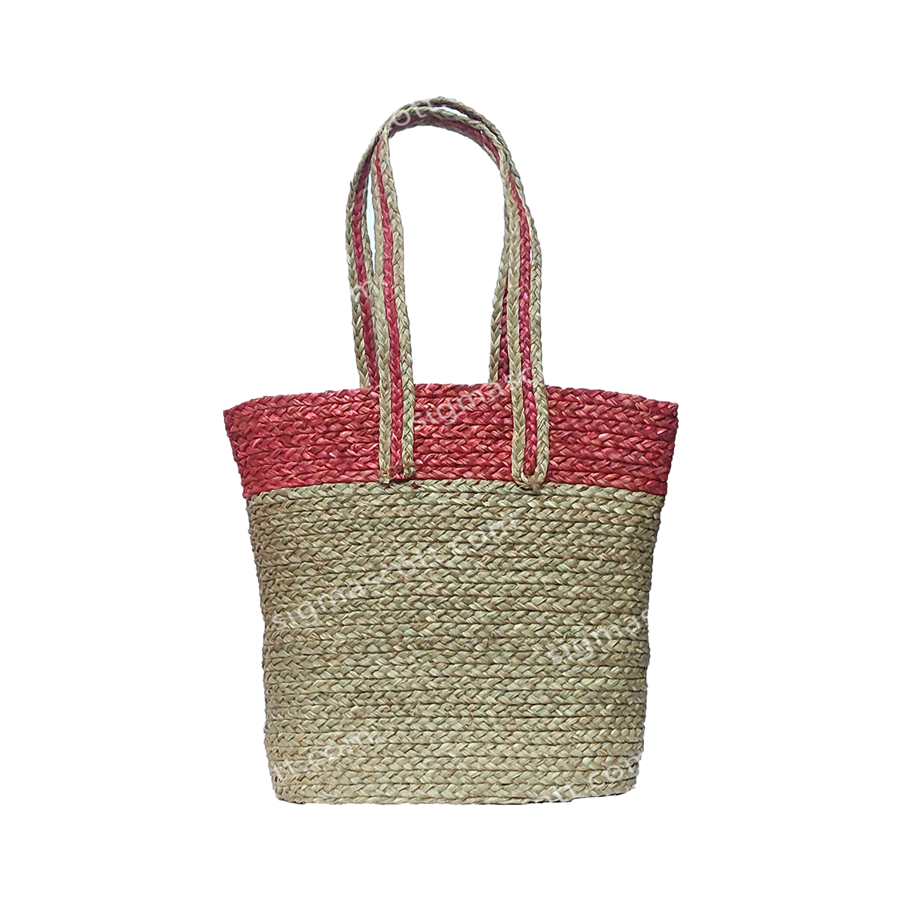 Sabai Grass Handbag with Cloth Lining-SG-403