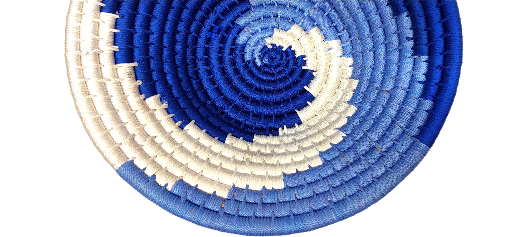 Handicraft Sabai Grass and Palm Leaf Wall Plate, Size 30CM image 4